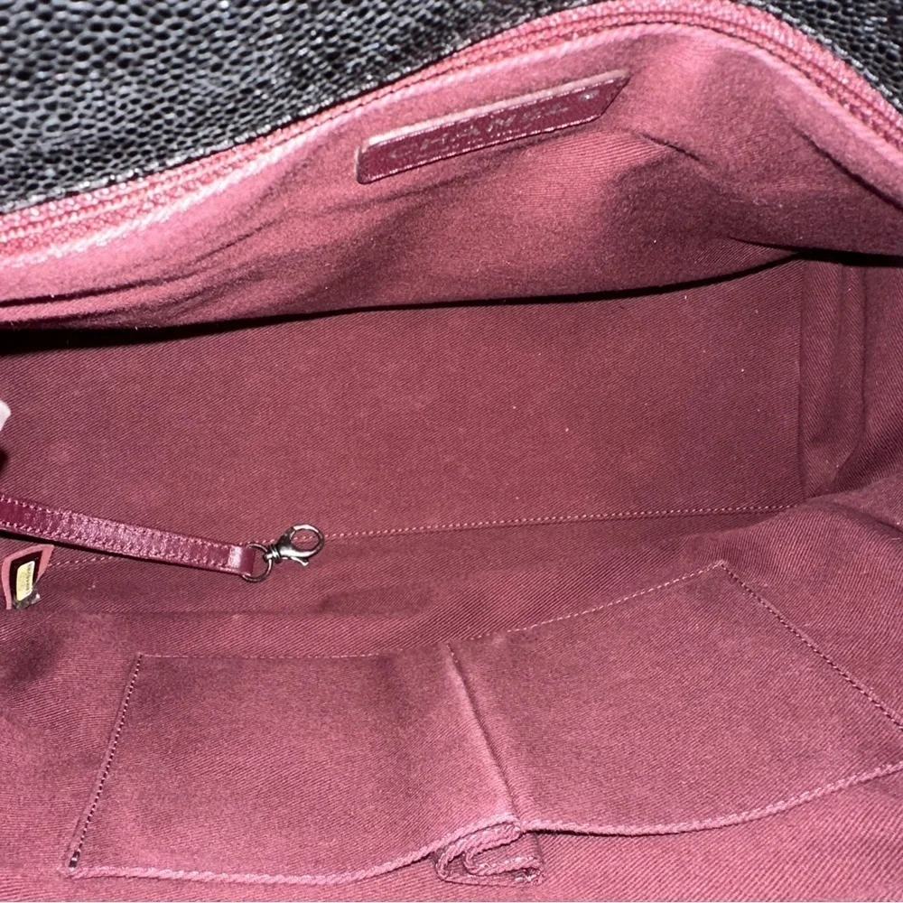 🔥VERY RARE CHANEL 31 Rue CAMBON Glazed Caviar Tote Bag/GUARANTEED AUTHENTIC 🔥 - Picture 11 of 16